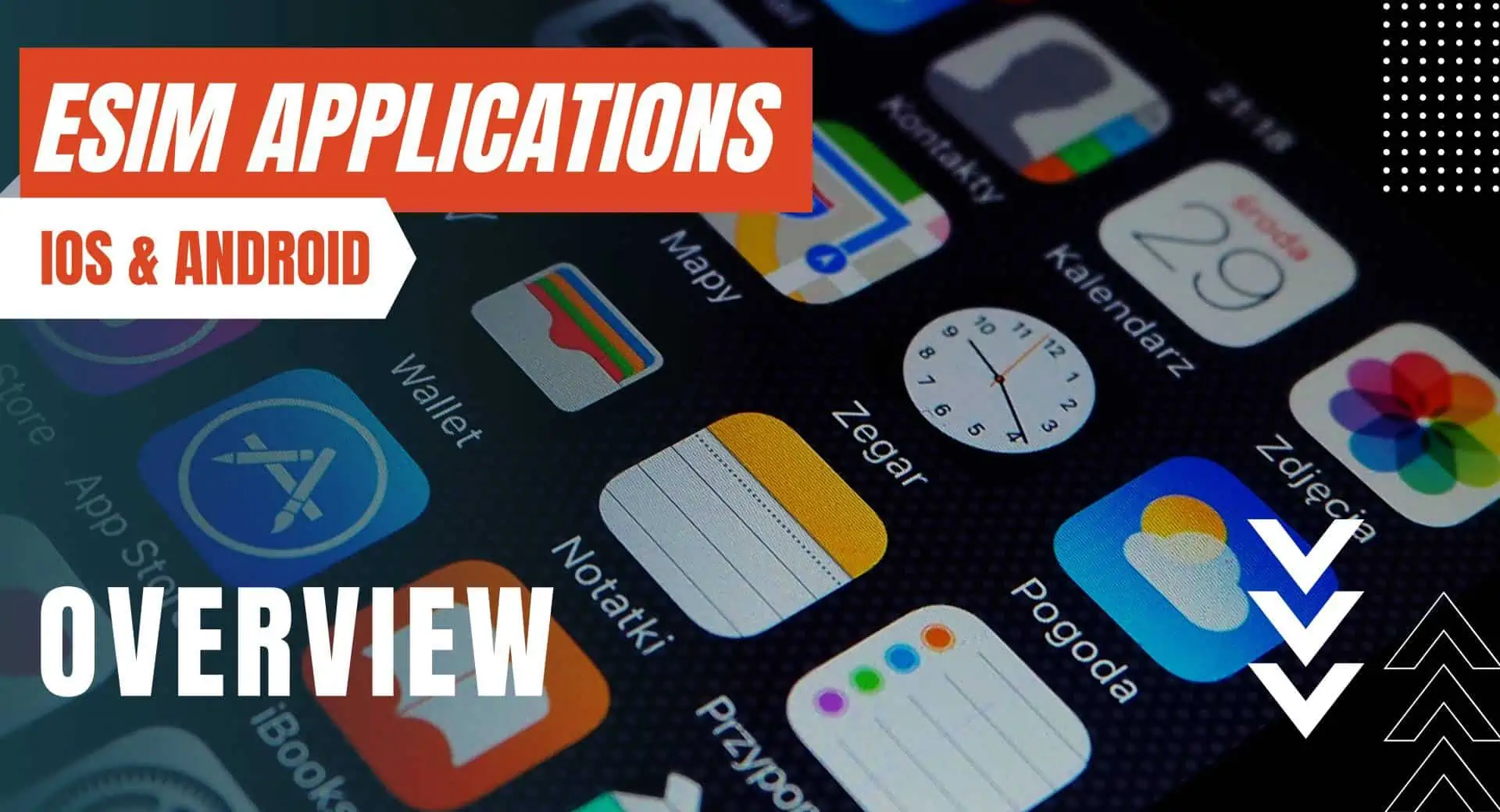 applications esim ios android