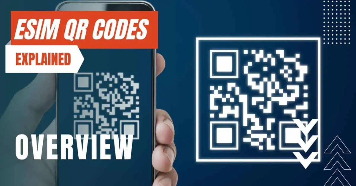 codici QR esim immagine in primo piano