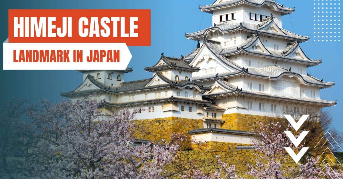 landmark in japan himeji castle