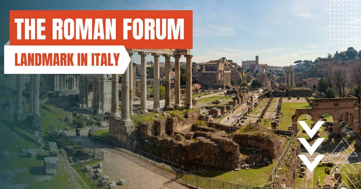 landmarks in italy roman forum