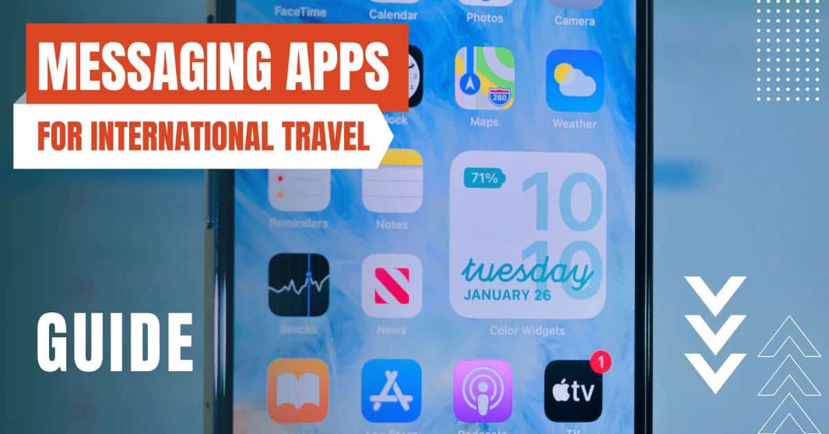 International Messaging Apps for Traveling Abroad