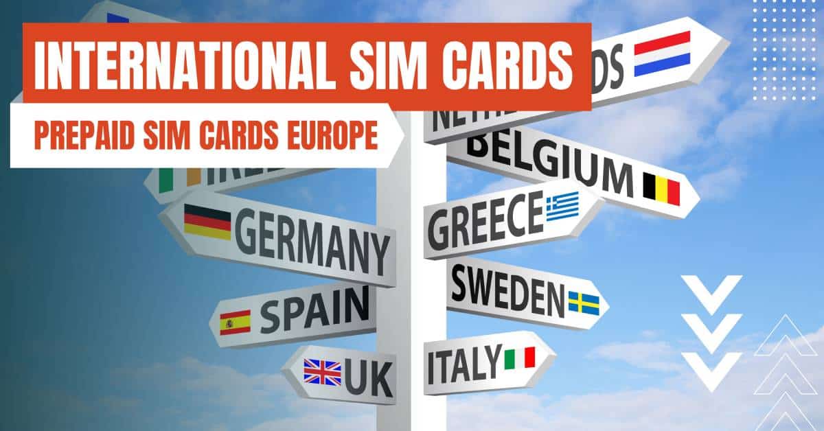 prepaid sim cards europe international sim cards