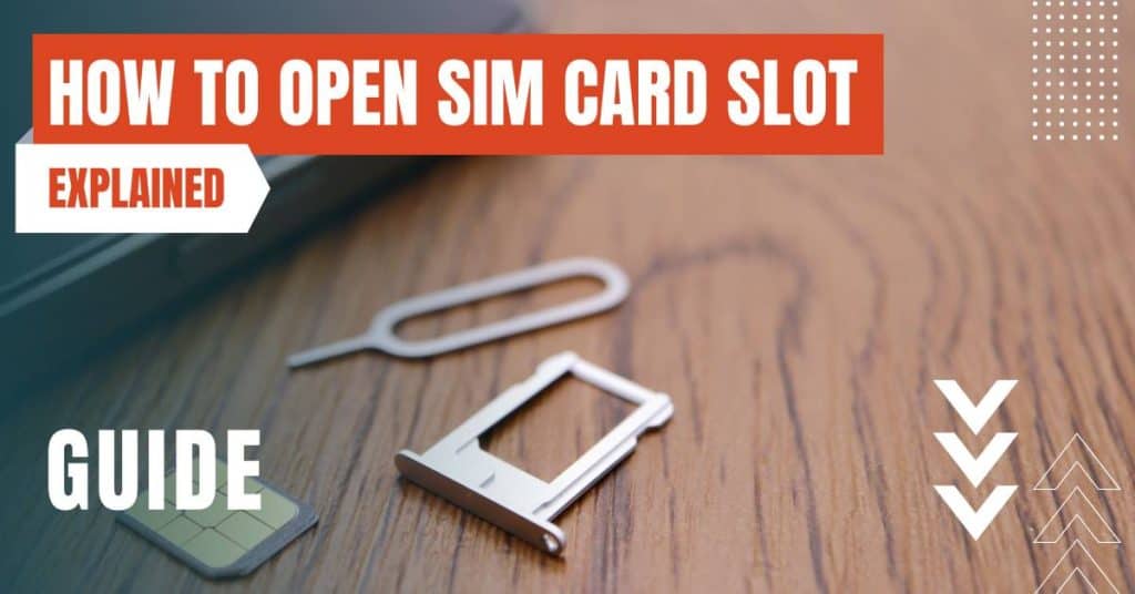 how to open sim slot on iphone 14 plus