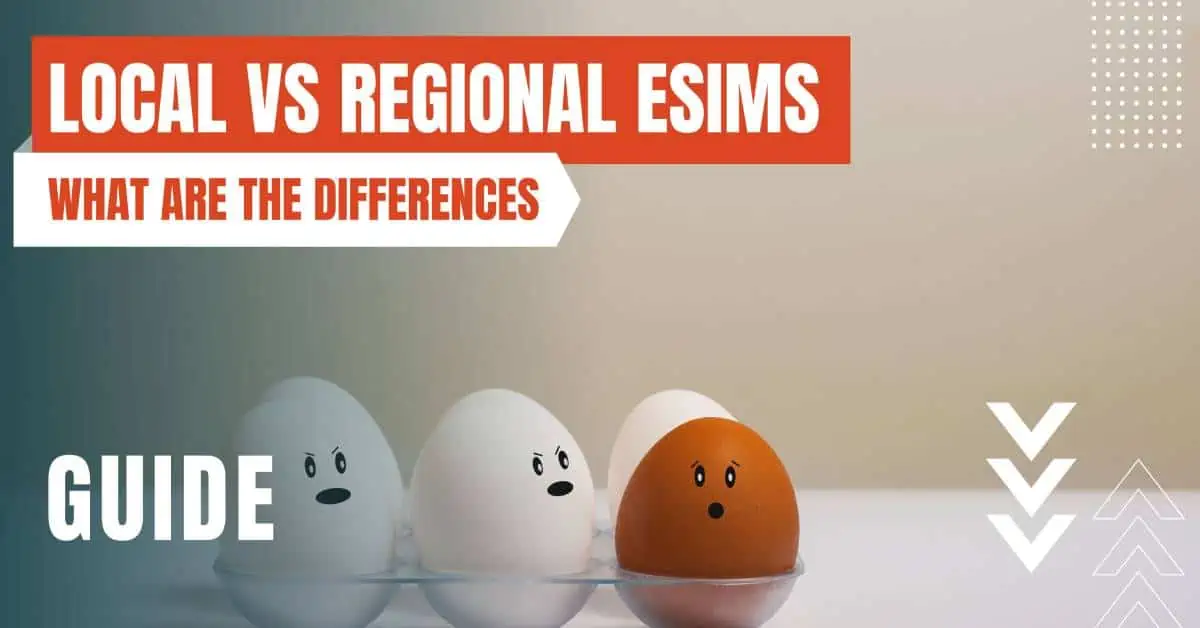 quali sono le differenze tra l'immagine in primo piano degli esim regionali e globali