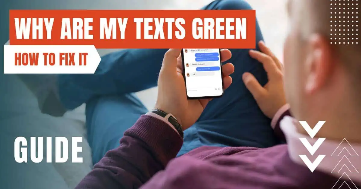 pourquoi mes textes sont-ils verts lors de l'envoi vers un autre iPhone