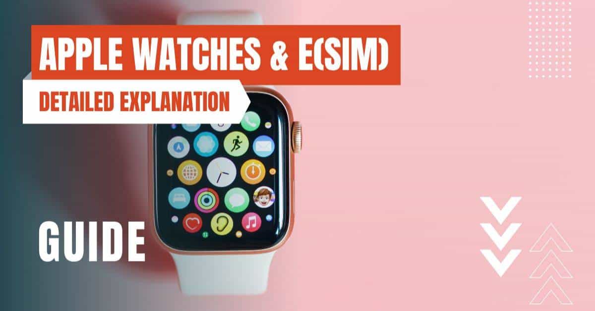 E sim per apple on sale watch