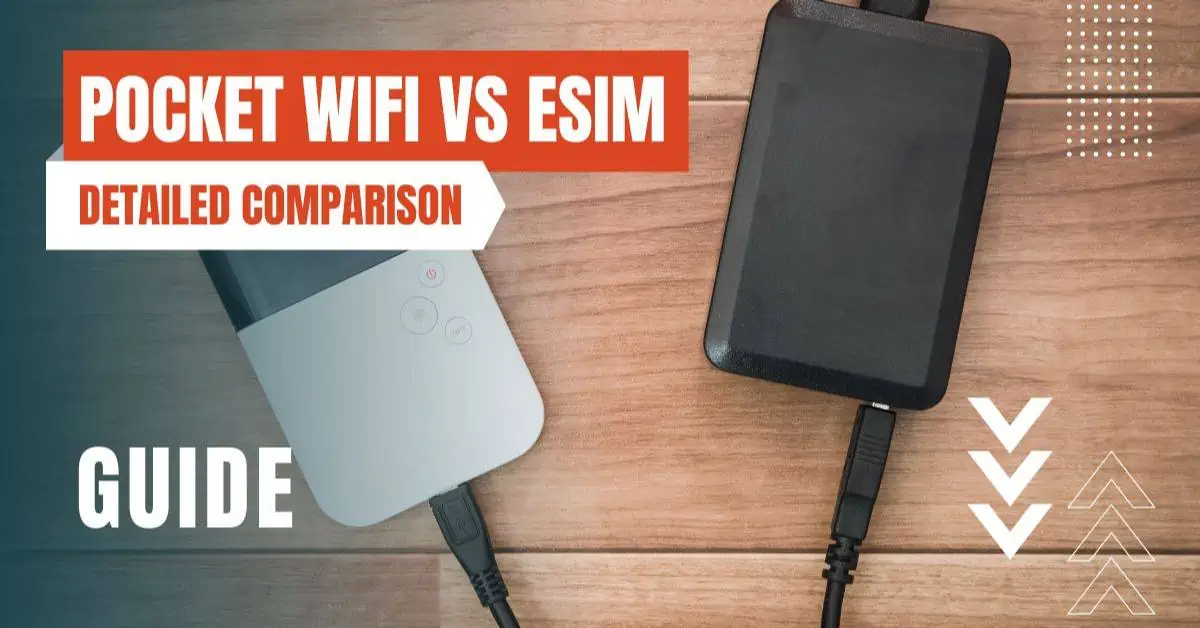 image sélectionnée du wifi de poche contre l'esim