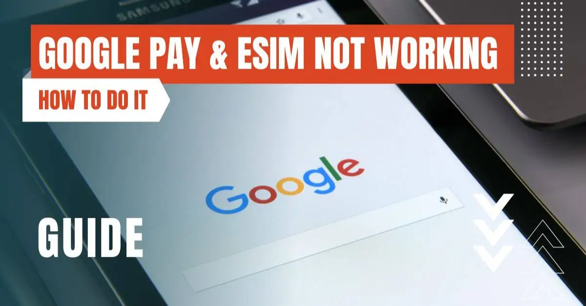 Google Pay non funziona con l'immagine in evidenza esim