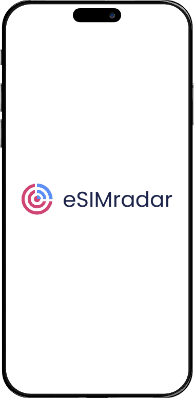 esimradar logo within an iphone mockup